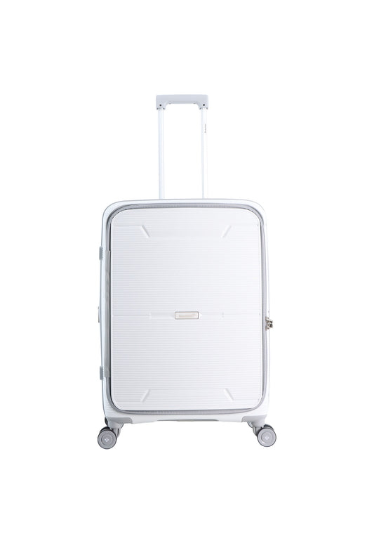 Saxoline Blue Boho Hard Luggage / Trolley / Suitcase White