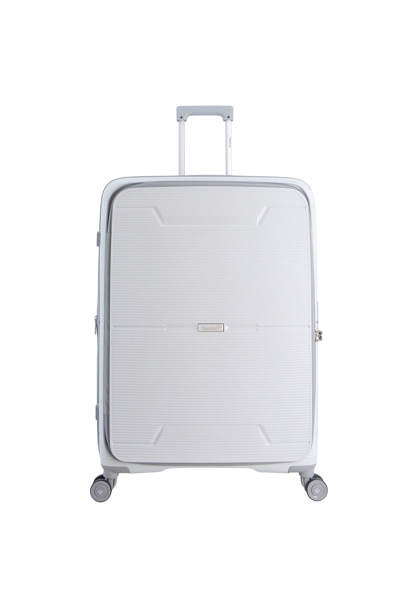 Saxoline Blue Boho Hard Luggage / Trolley / Suitcase White