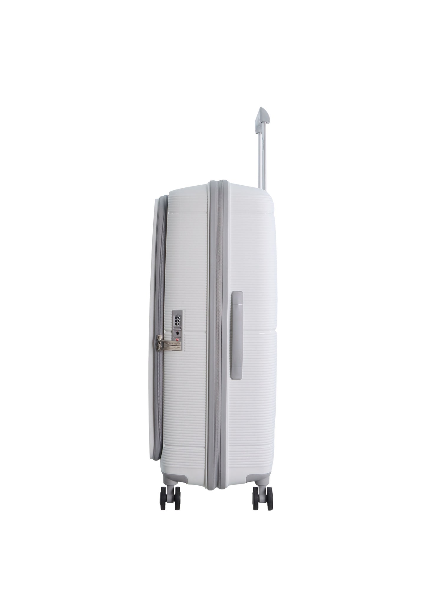 Saxoline Blue Boho Hard Luggage / Trolley / Suitcase White