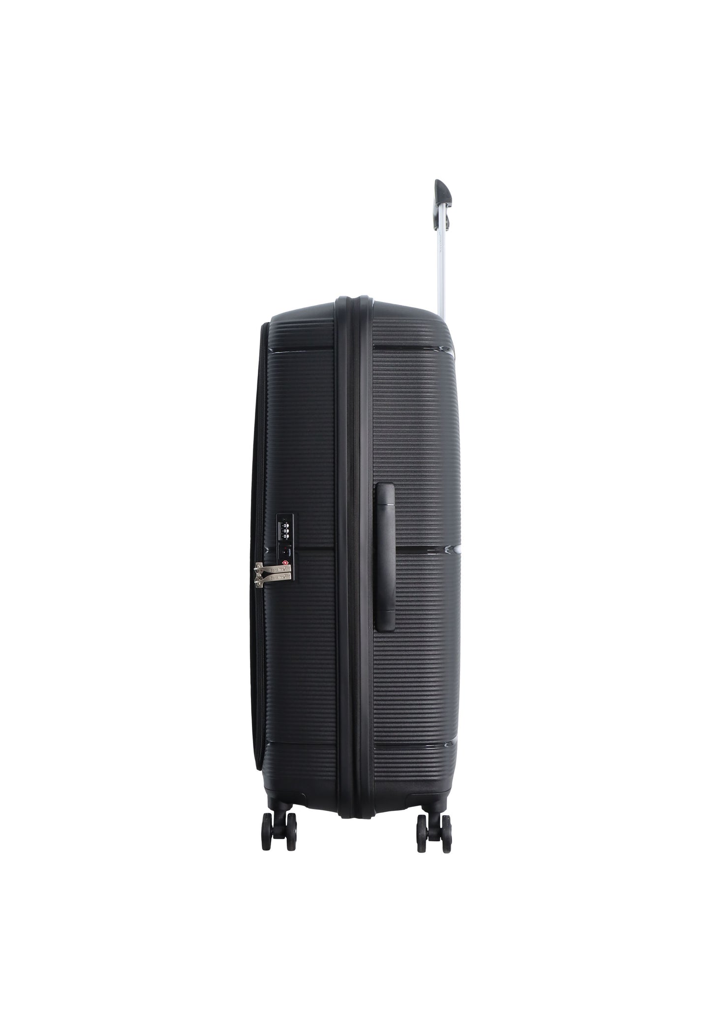 Saxoline Blue Boho Hard Luggage / Trolley / Suitcase Black