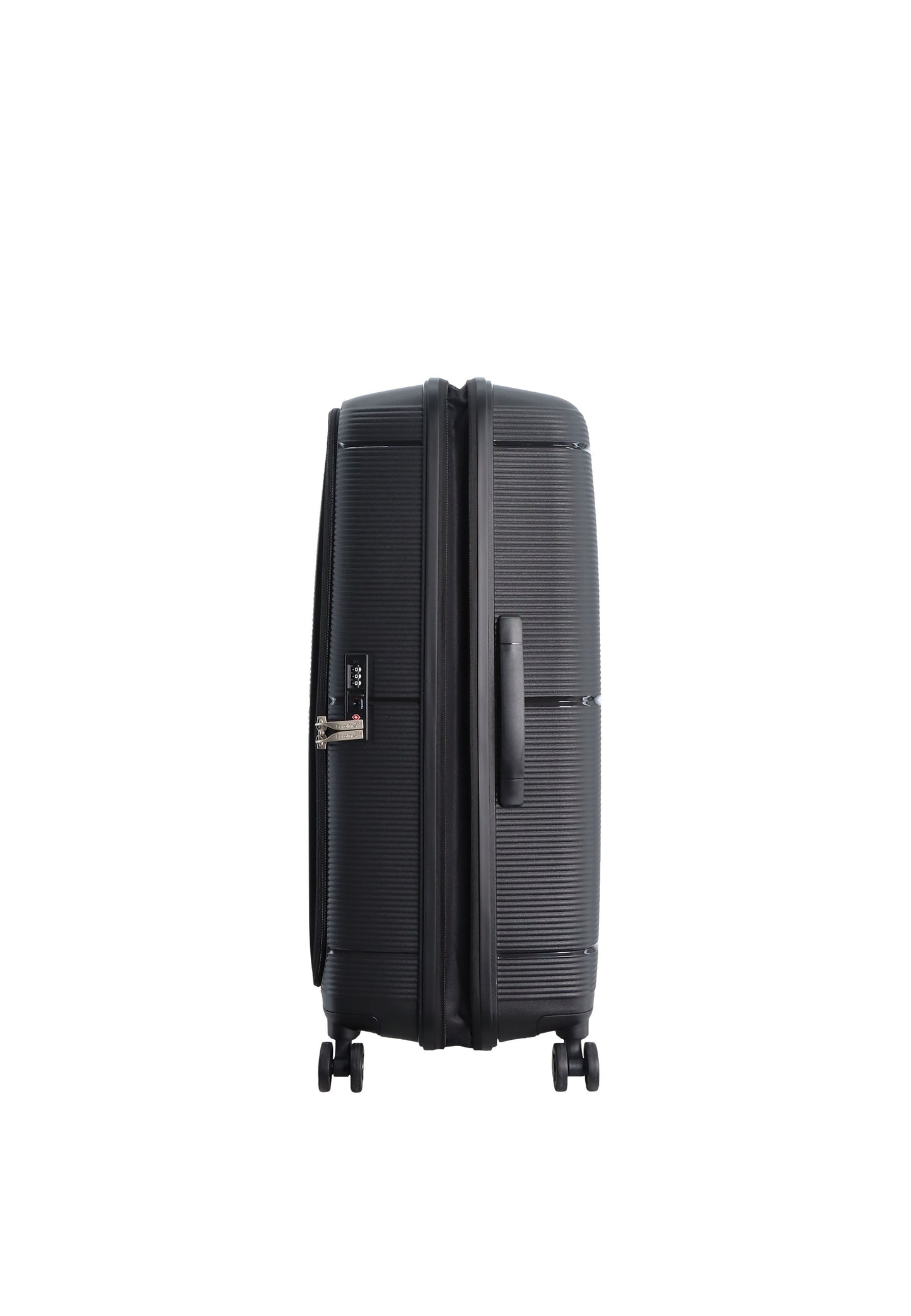 Saxoline Blue Boho Hard Luggage / Trolley / Suitcase Black