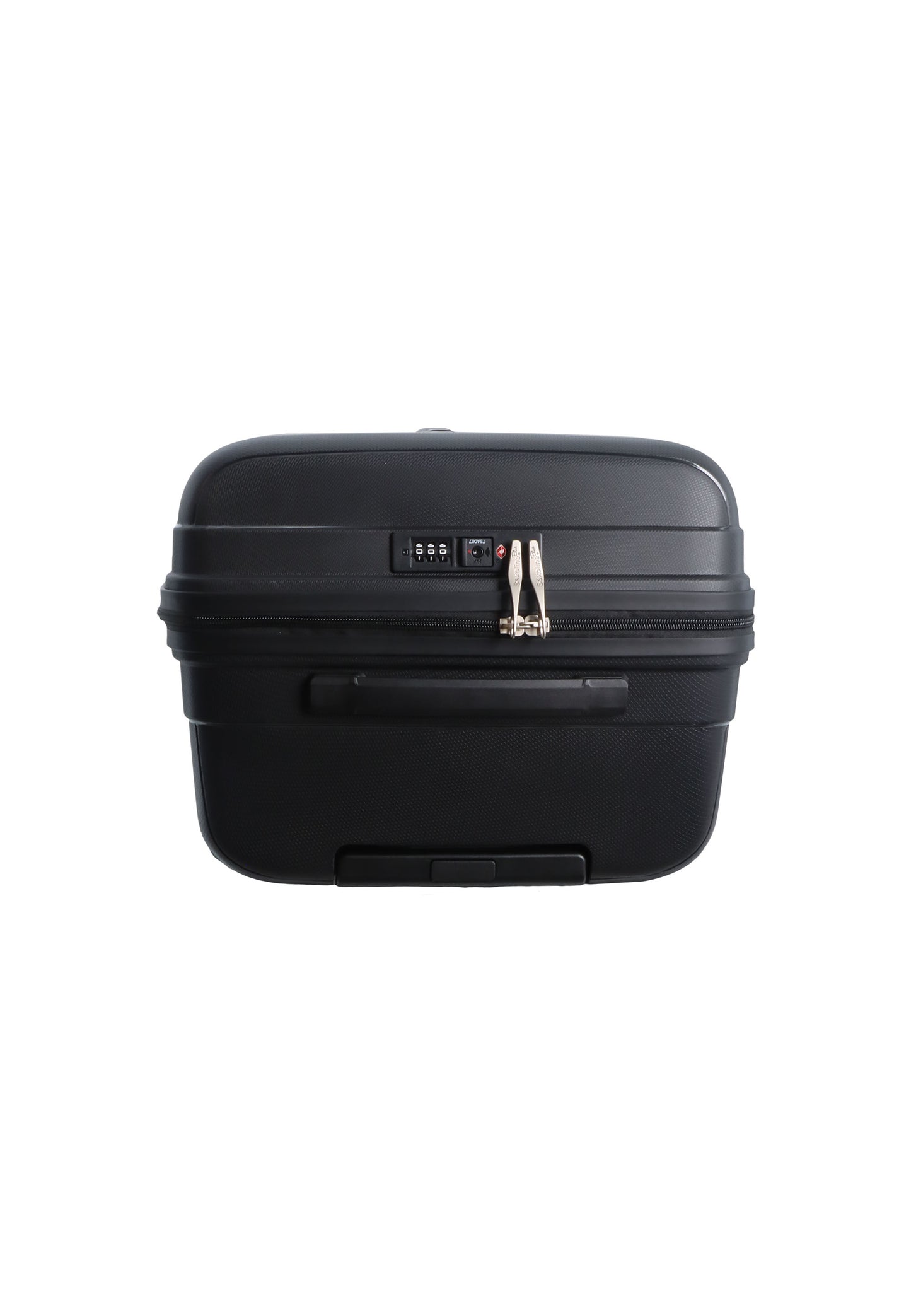 Saxoline Blue Overly Trunk Hard Luggage / Trolley / Suitcase Black