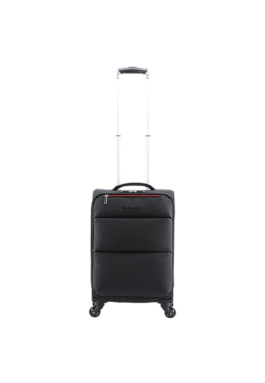 Saxoline Relax Red zipper Soft Luggage / Trolley / Suitcase Anthracite