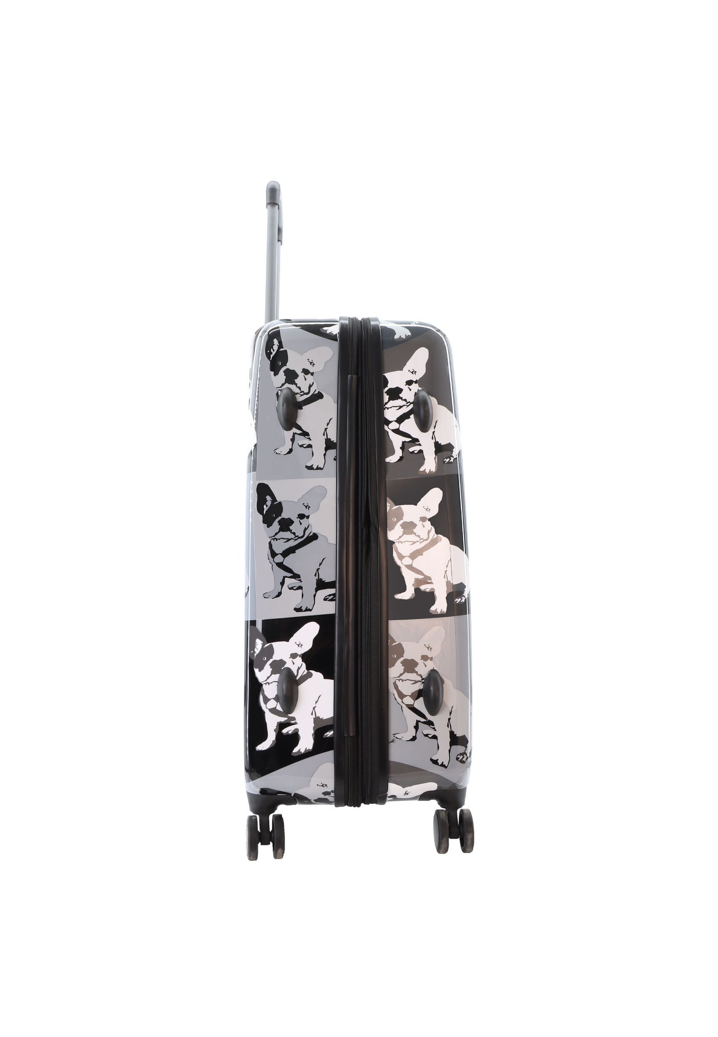 Saxoline Blue Bulldog Monochrome Hard Suitcase / Luggage / Trolley - 55/67/77 cm (S/M/L)