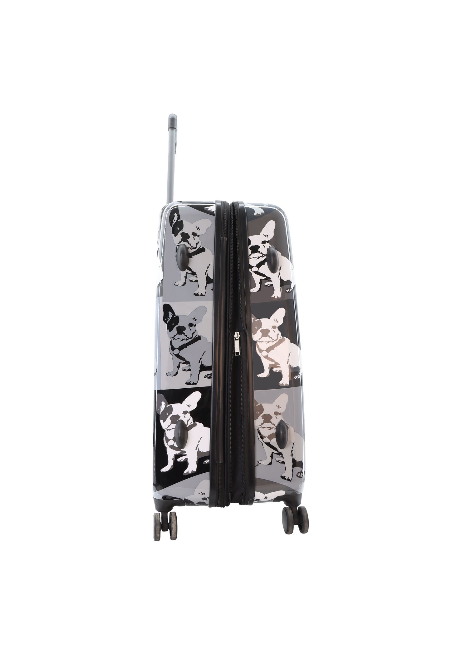 Saxoline Blue Bulldog Monochrome Hard Suitcase / Luggage / Trolley - 55/67/77 cm (S/M/L)