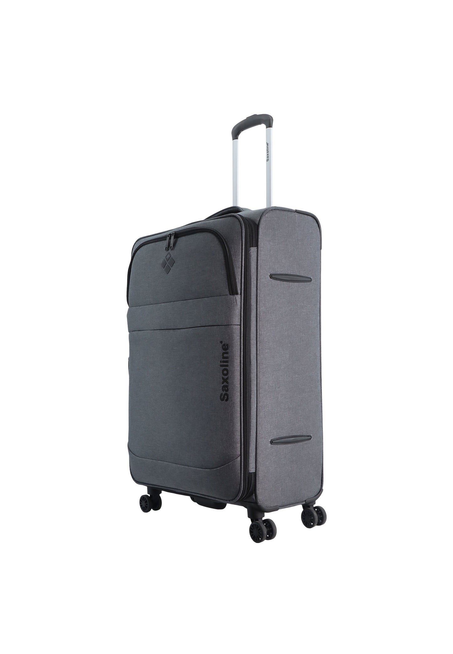Saxoline 2 Tone Soft Luggage / Trolley / Suitcase Gray