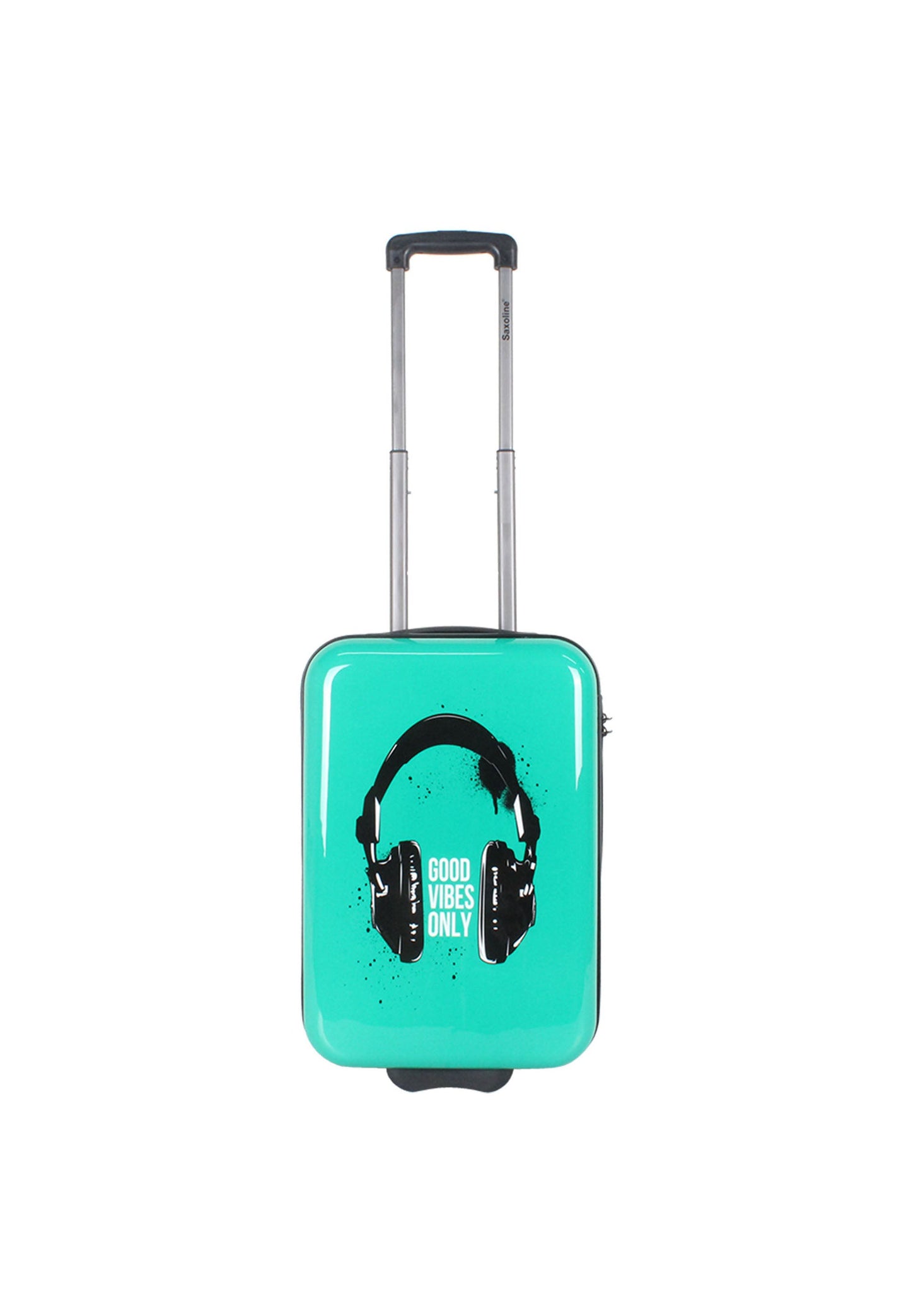 Saxoline Headphone Print Hard Luggage / Trolley / Suitcase