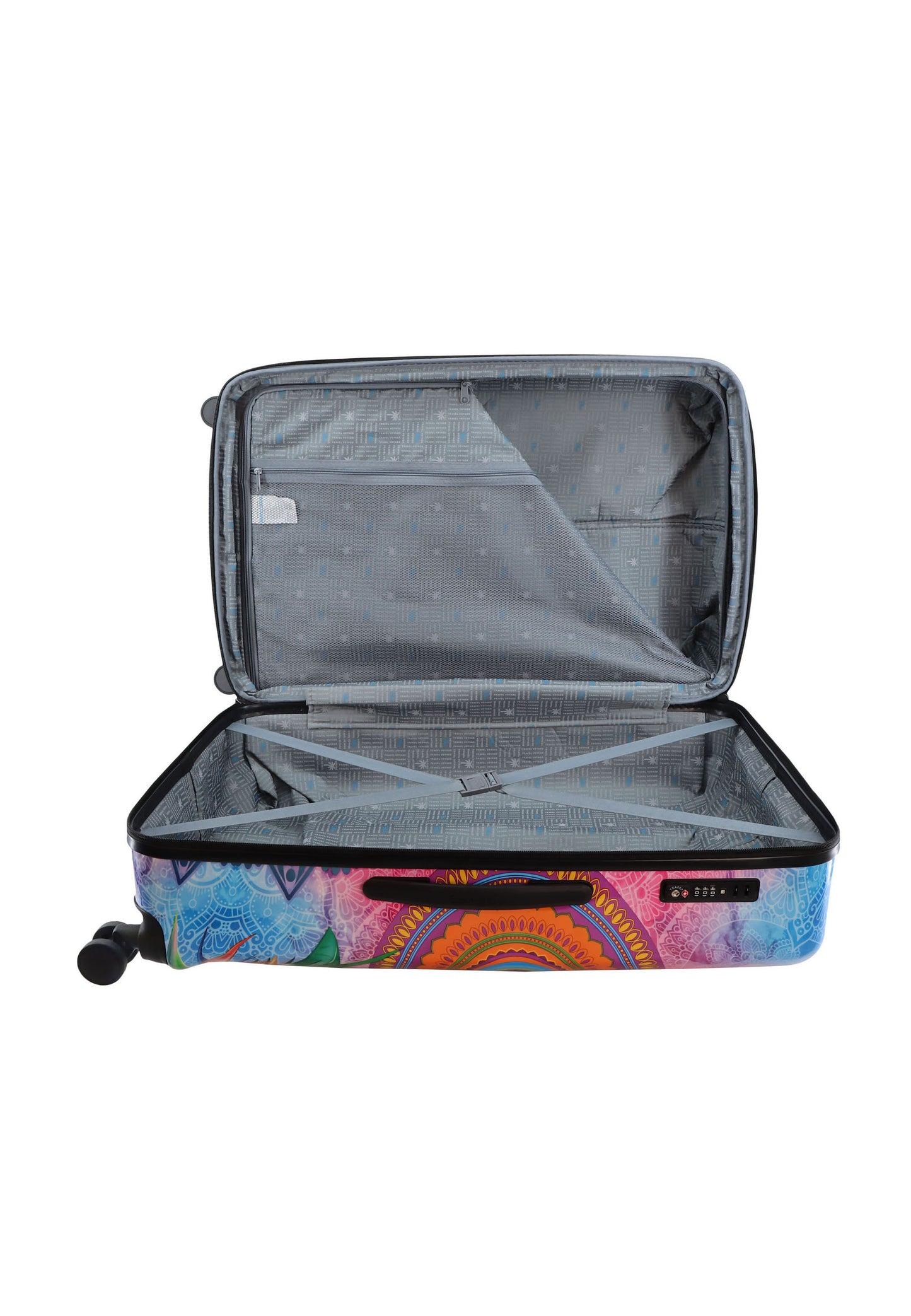 Saxoline Blue Butterfly Nature Hard Suitcase / Luggage / Trolley - 55/67/77 cm (S/M/L)