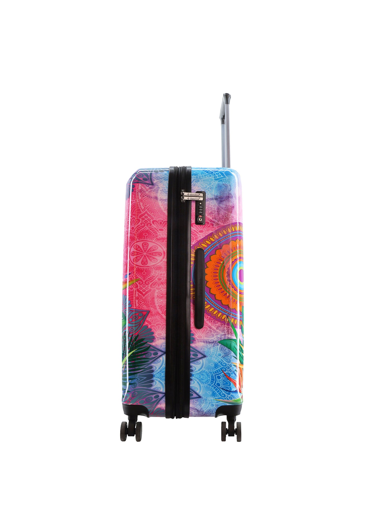 Saxoline Blue Butterfly Nature Hard Suitcase / Luggage / Trolley - 55/67/77 cm (S/M/L)