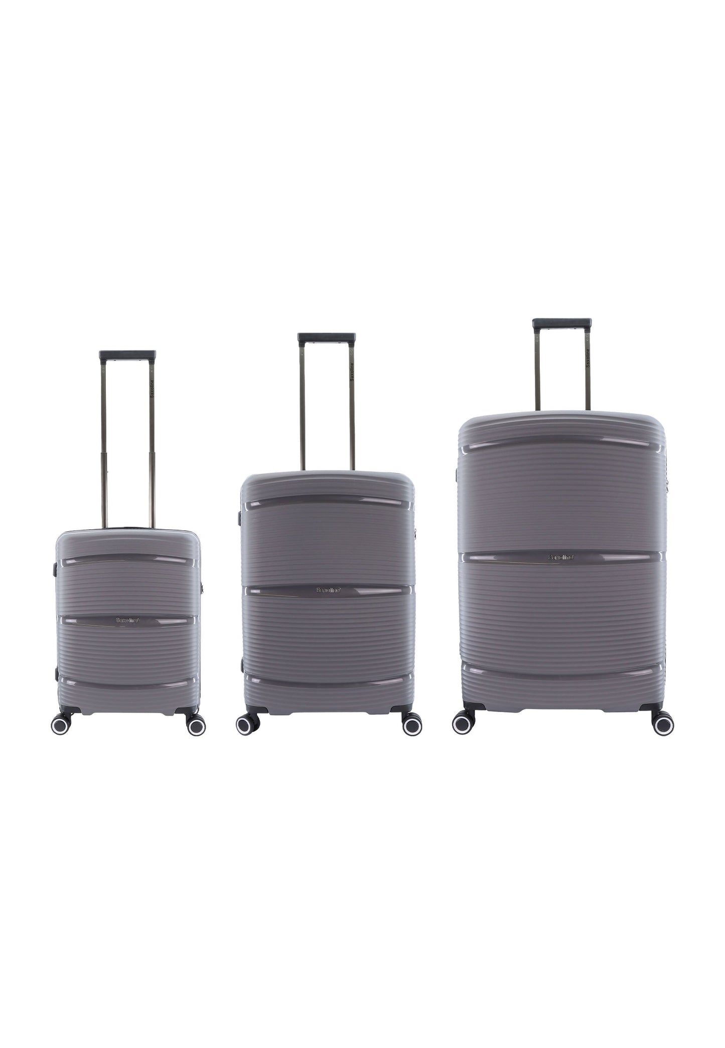 Saxoline Taupe Hard Luggage / Trolley / Suitcase