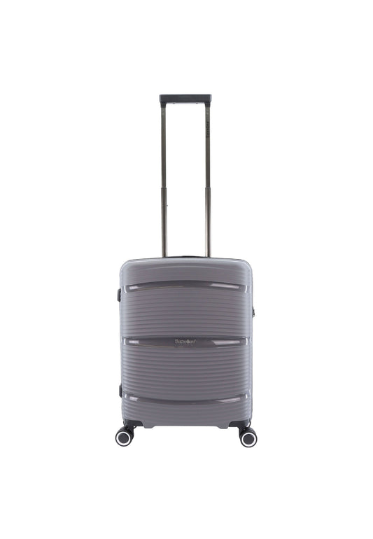 Saxoline Taupe Hard Luggage / Trolley / Suitcase