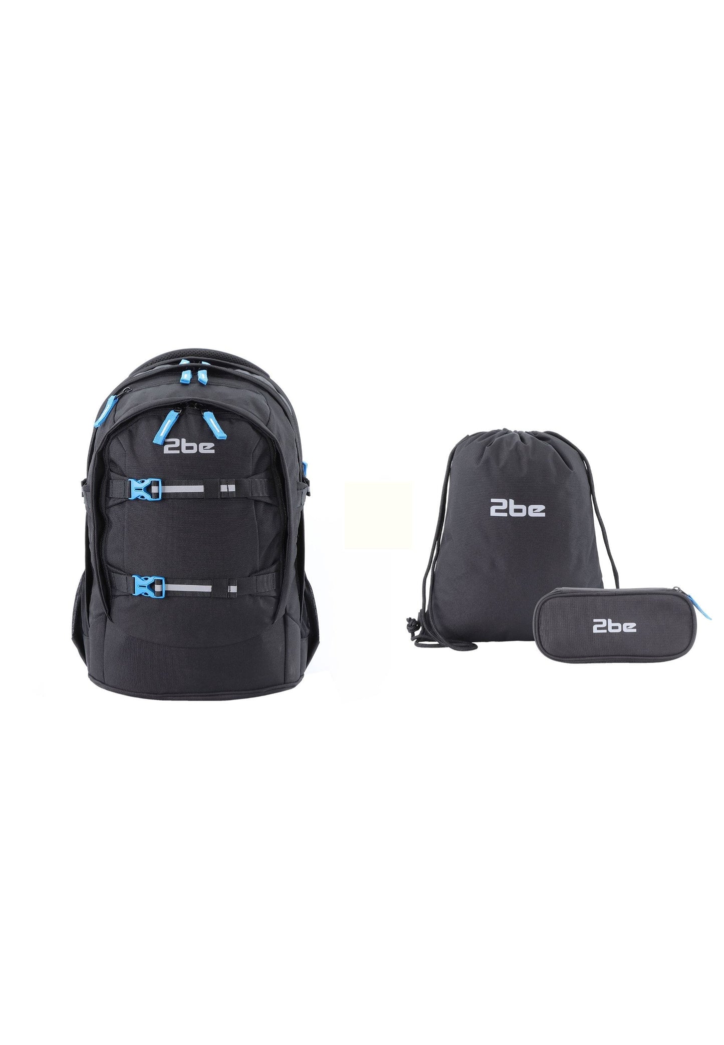 2be Schoolbag / Laptop Backpack / With Gym Bag and Pencil Case