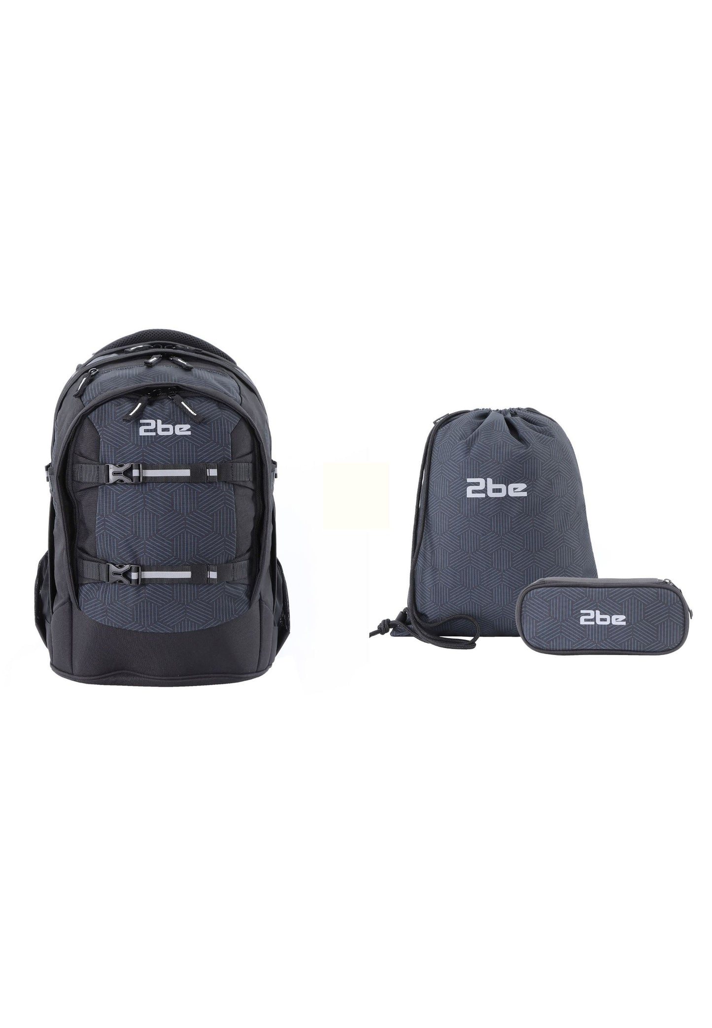 2be Schoolbag / Laptop Backpack / With Gym Bag and Pencil Case
