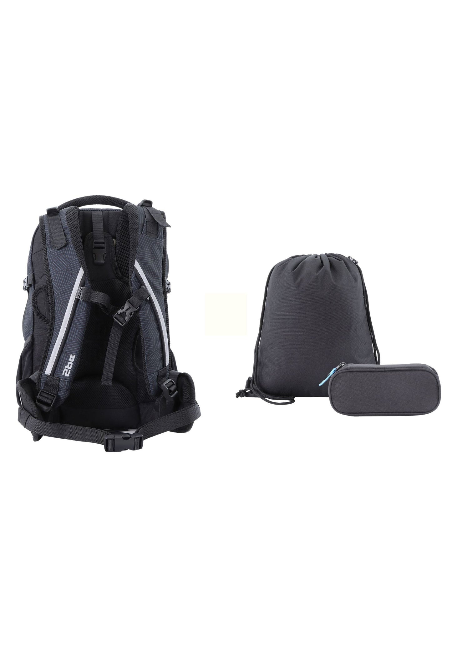 2be Schoolbag / Laptop Backpack / With Gym Bag and Pencil Case