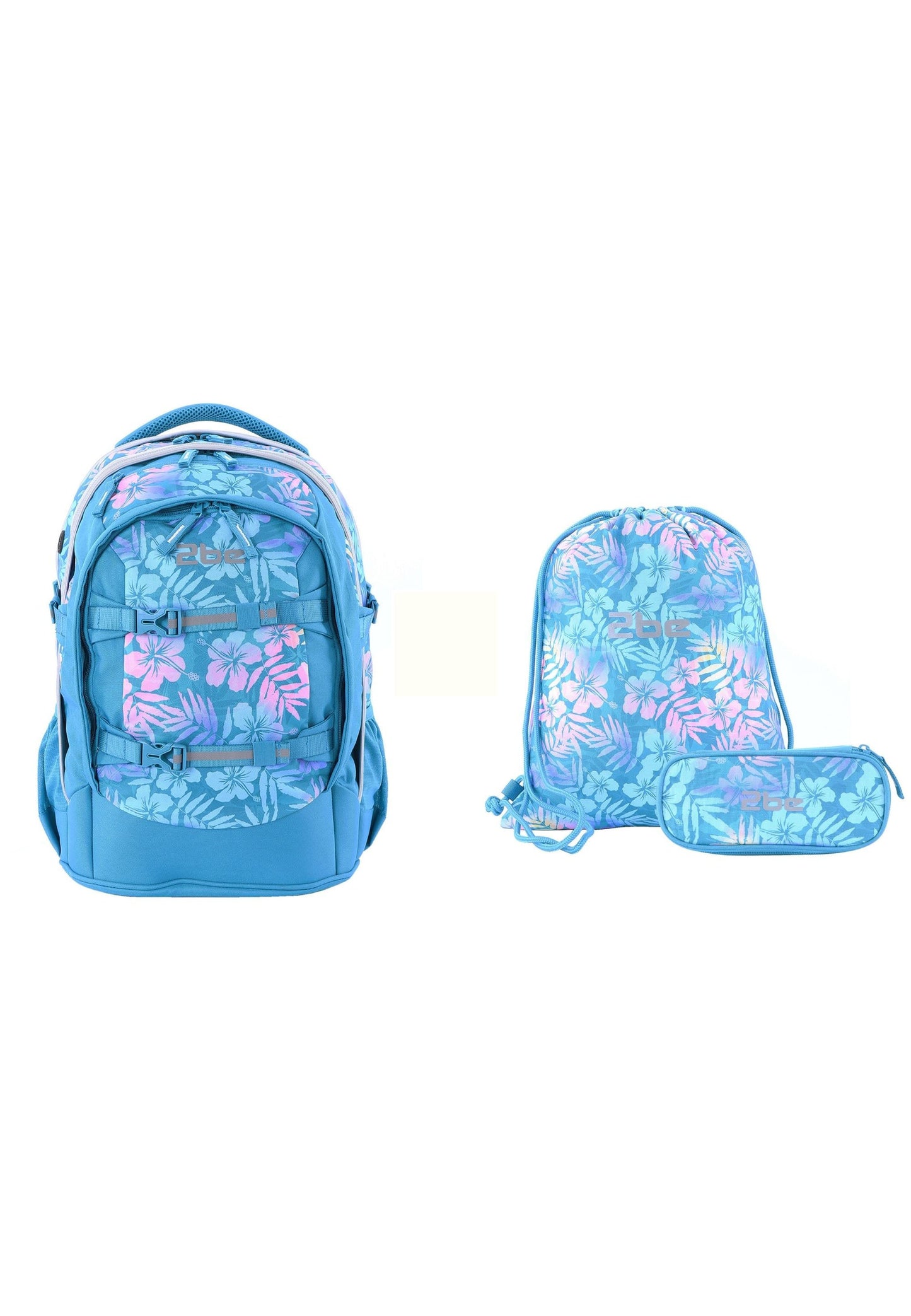 2be Schoolbag / Laptop Backpack / With Gym Bag and Pencil Case
