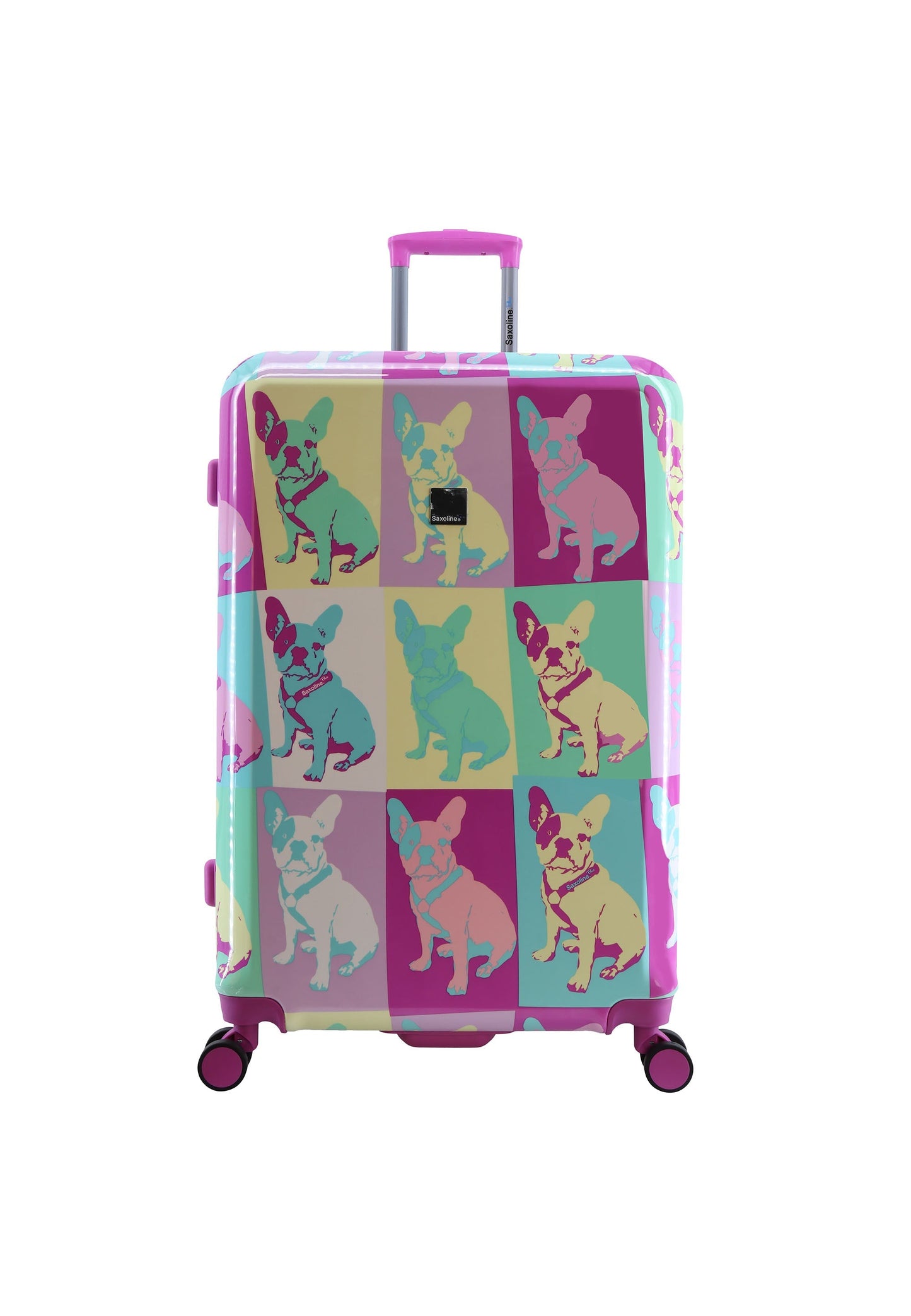 Saxoline Blue Bulldog Emotion Hard Suitcase / Luggage / Trolley - 77 cm (Large)