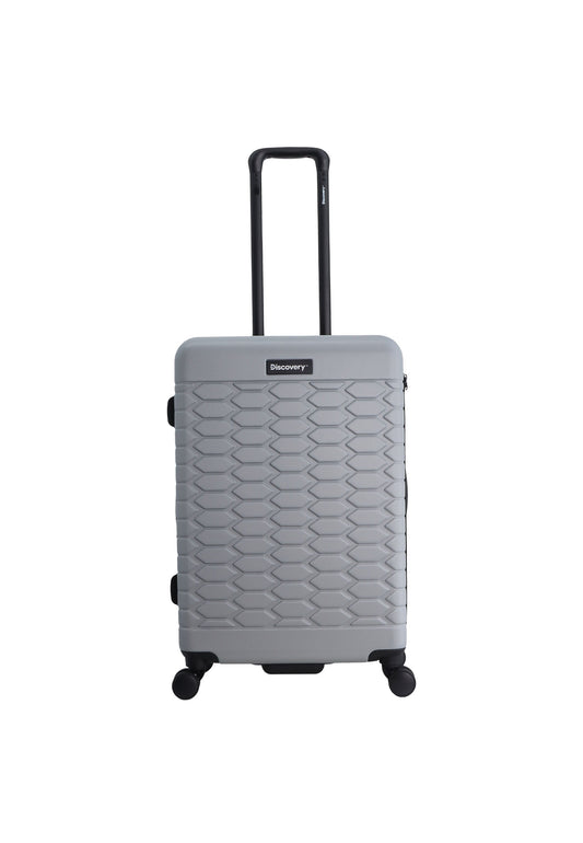 Discovery Reptile Hard Luggage / Trolley / Suitcase Silver
