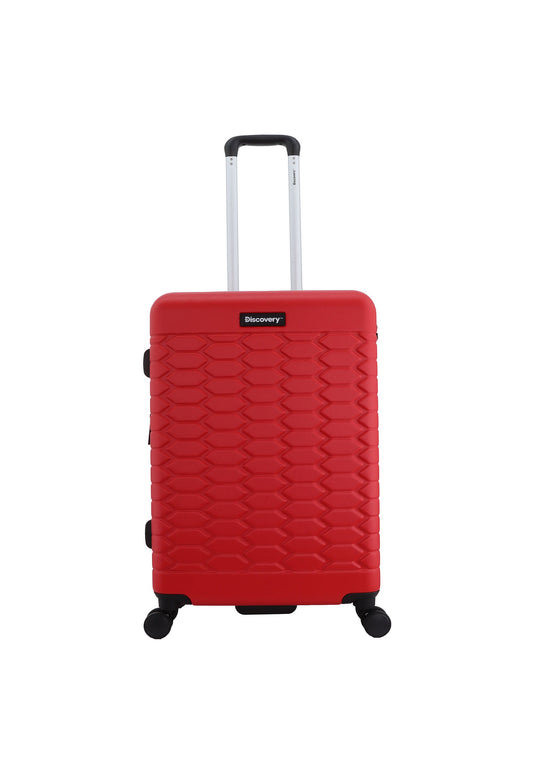 Discovery Reptile Hard Luggage / Trolley / Suitcase Red