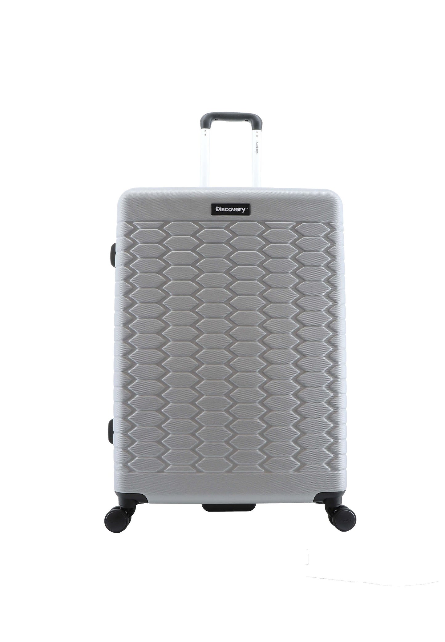 Discovery Reptile Hard Luggage / Trolley / Suitcase Silver