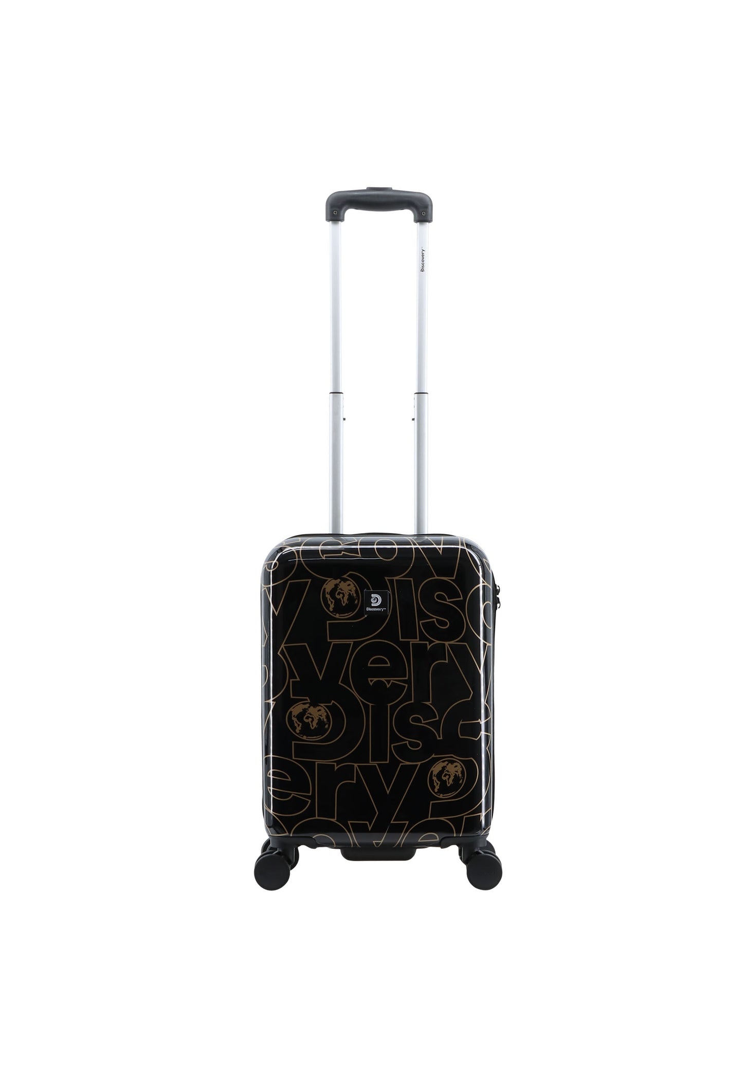 Discovery Gold Hard Luggage / Trolley / Suitcase With Print
