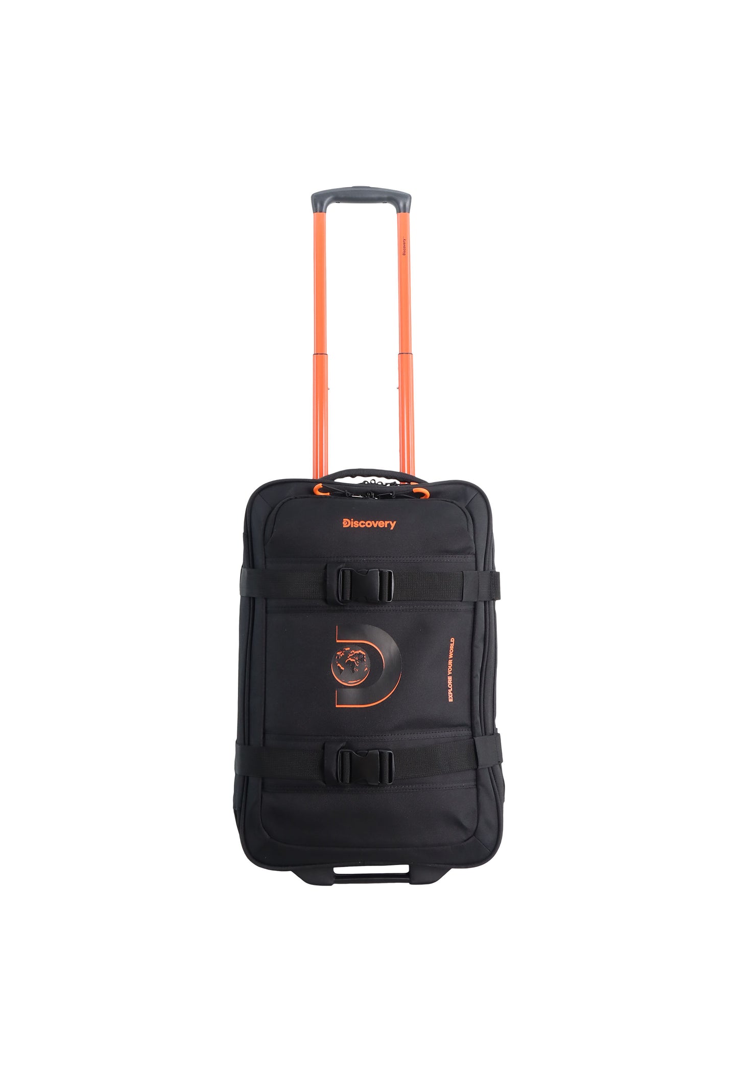 Discovery Camp Soft Luggage / Trolley / Wheel Bag Black
