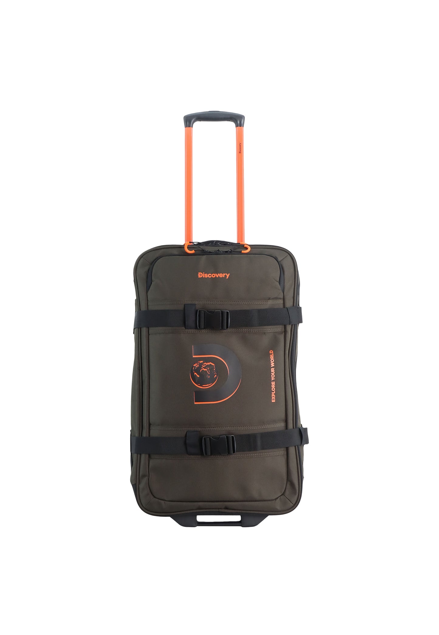 Discovery Camp Soft Luggage / Trolley / Wheel Bag Khaki