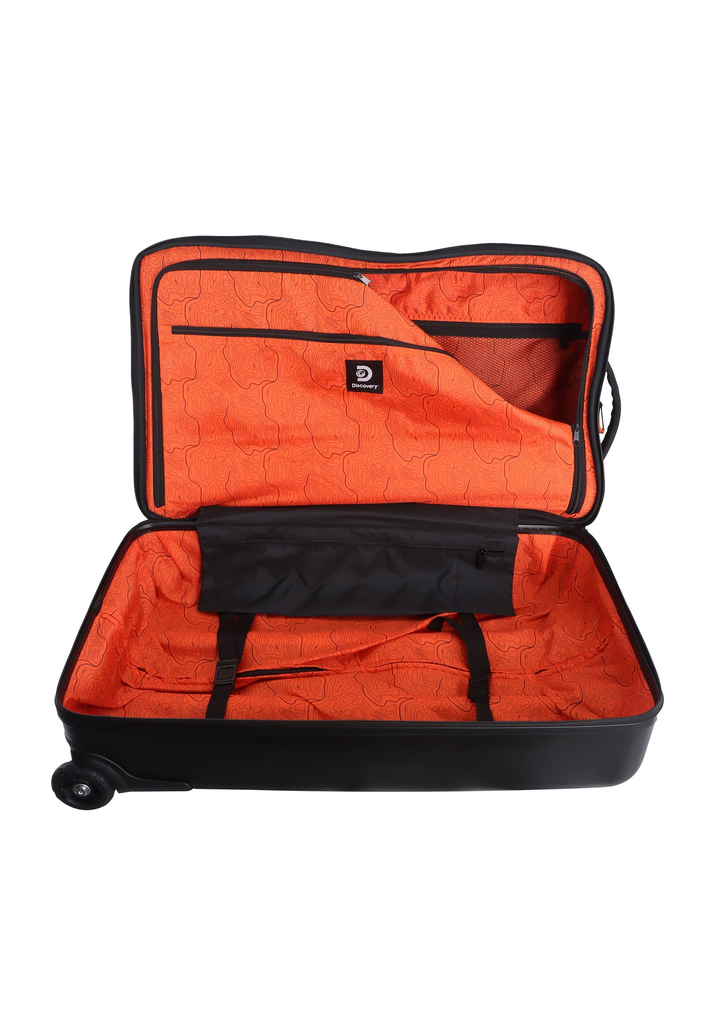 Discovery Camp Soft Luggage / Trolley / Wheel Bag Black