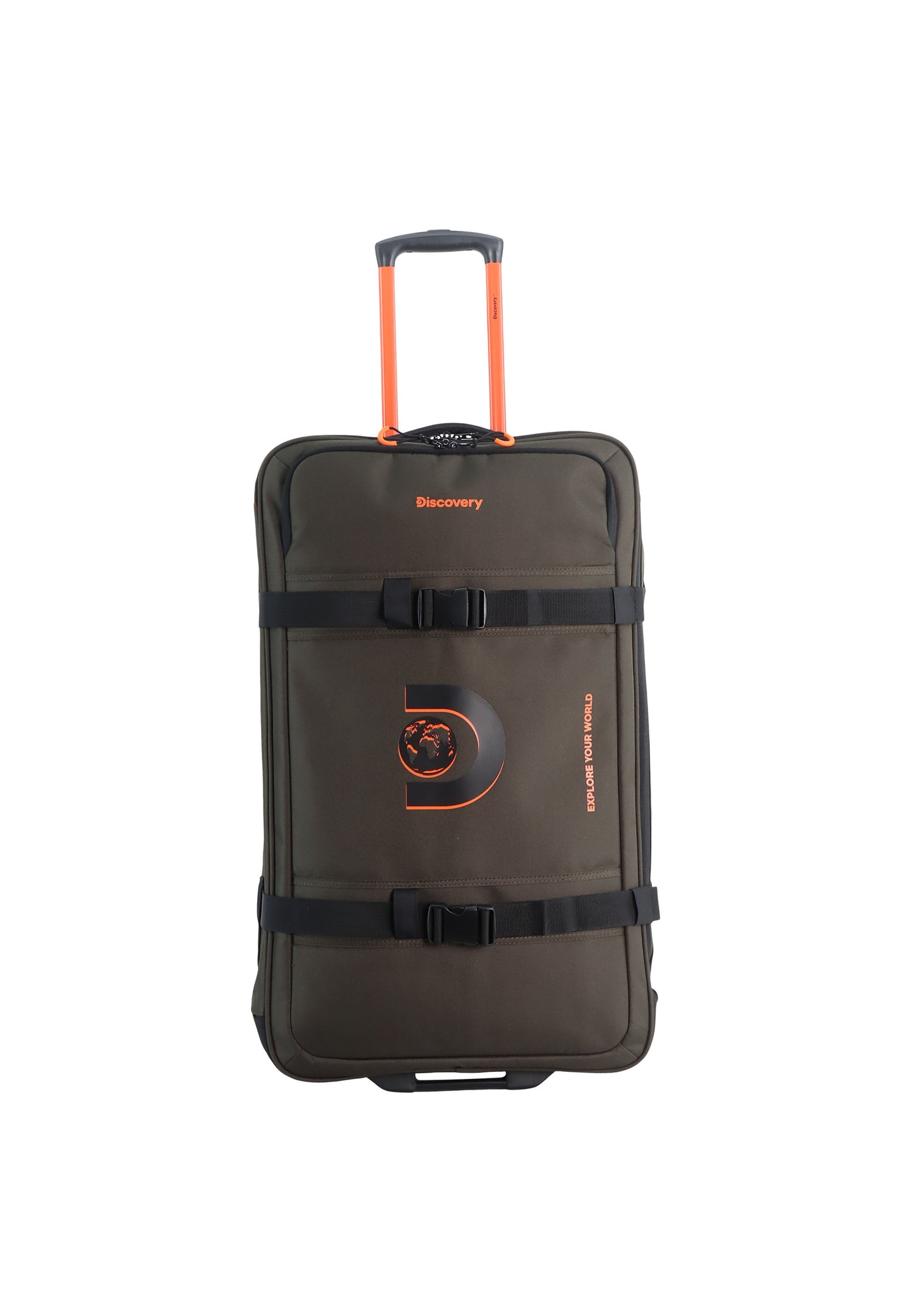 Discovery Camp Soft Luggage / Trolley / Wheel Bag Khaki