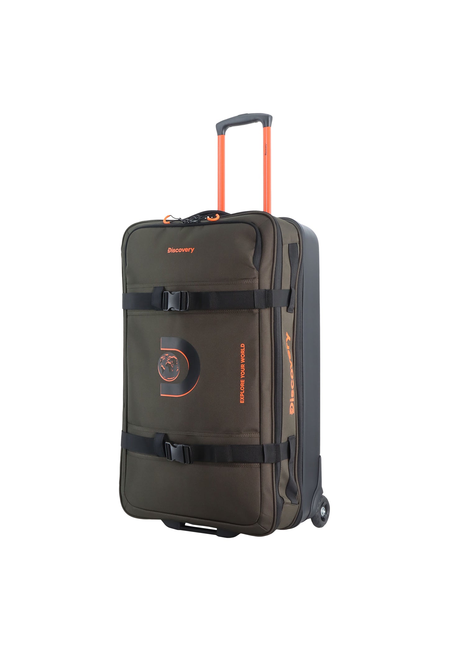Discovery Camp Soft Luggage / Trolley / Wheel Bag Khaki