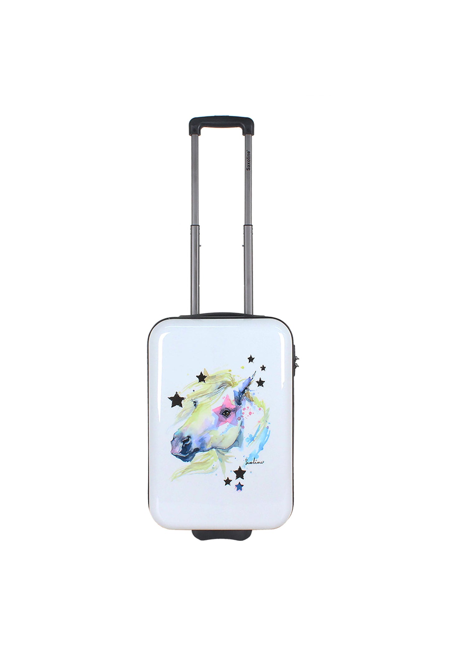 Saxoline Unicorn Print Hard Luggage / Trolley / Suitcase