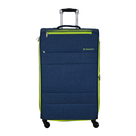 large navy soft luggage Saxoline