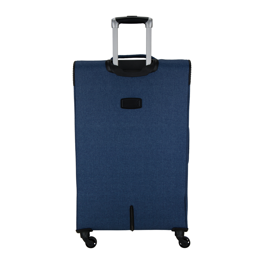 light stylish and strong soft luggage with 4 wheels