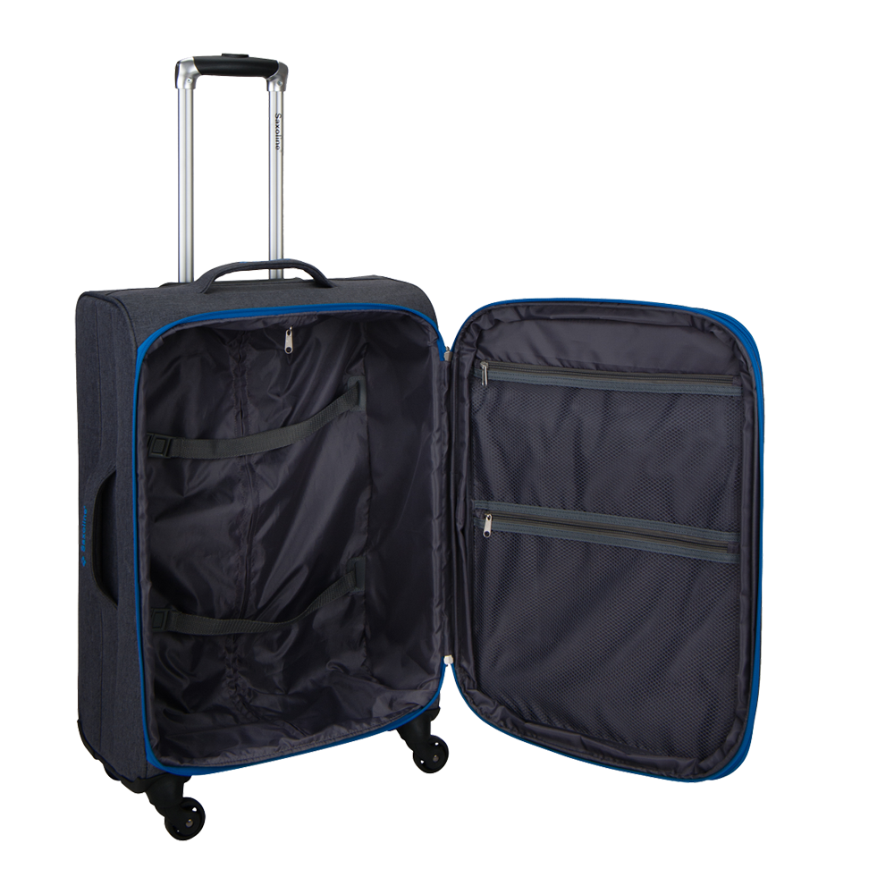 medium size soft luggage with 4 wheels | Saxoline Hk