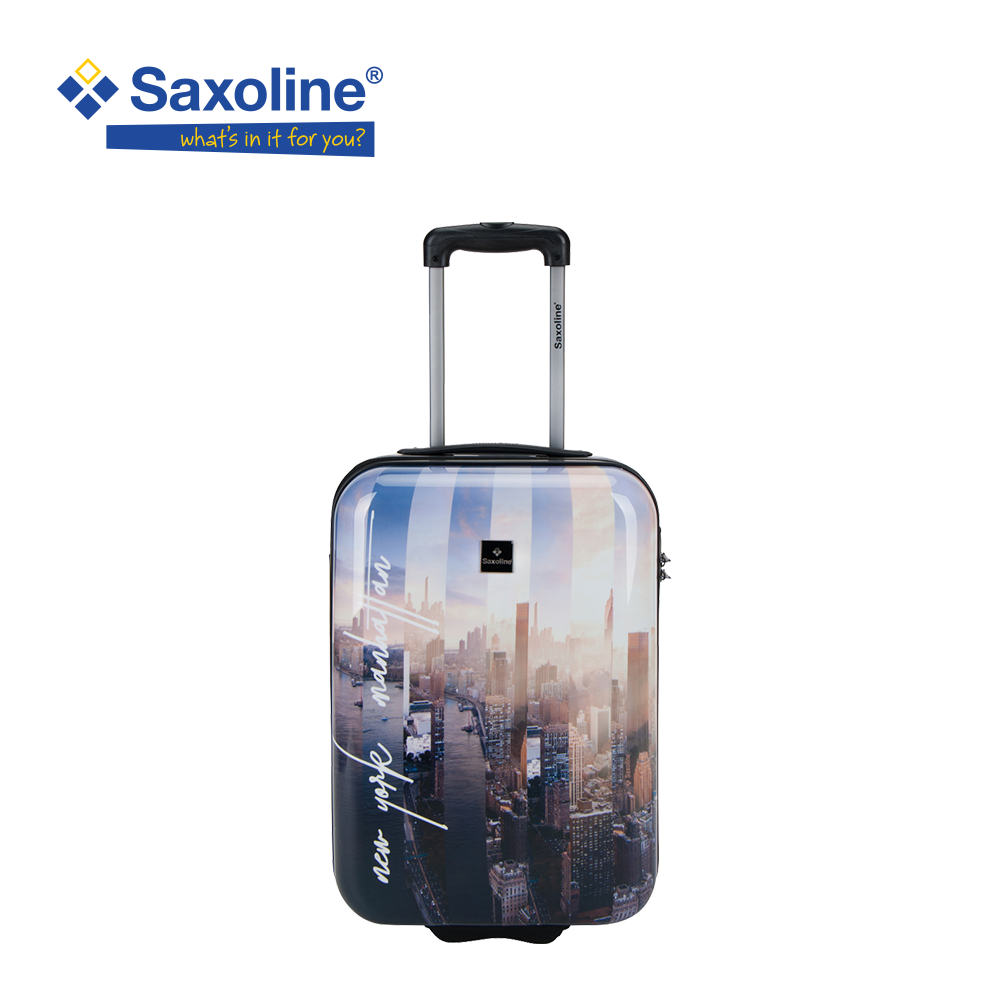 hard carry-on with print Saxoline | Luggageandbagsstore.com Hk