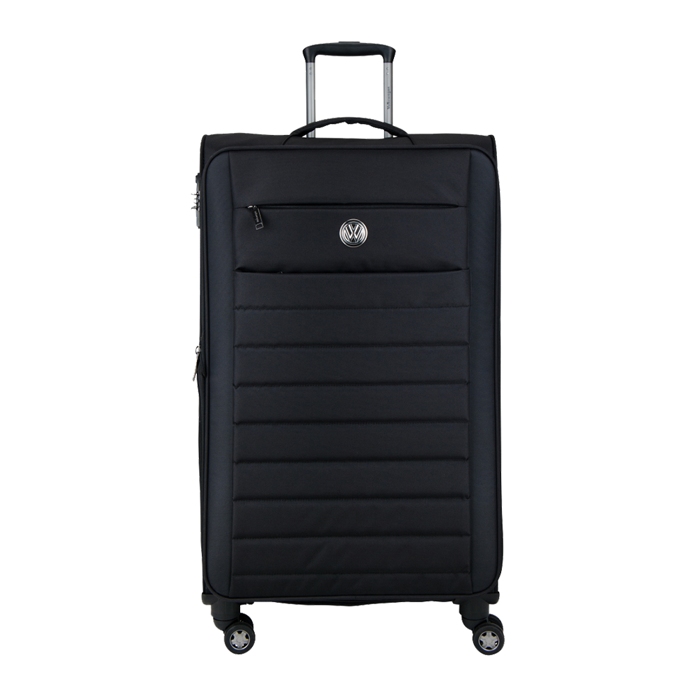 Black soft luggage volkswagen