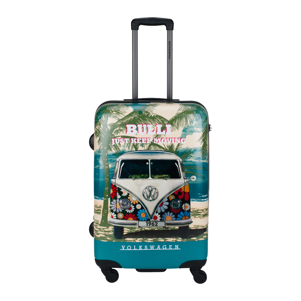 Cult suitcase with hippie bus print | Volkswagen Hk