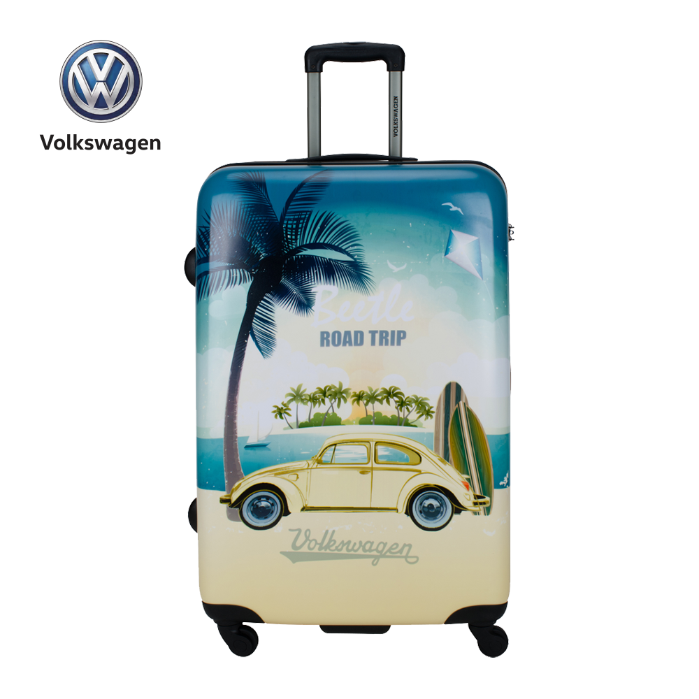 Volkswagen hard suitcase with VW beetle