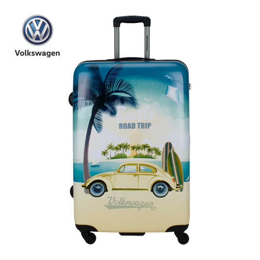 Volkswagen hard suitcase with VW beetle