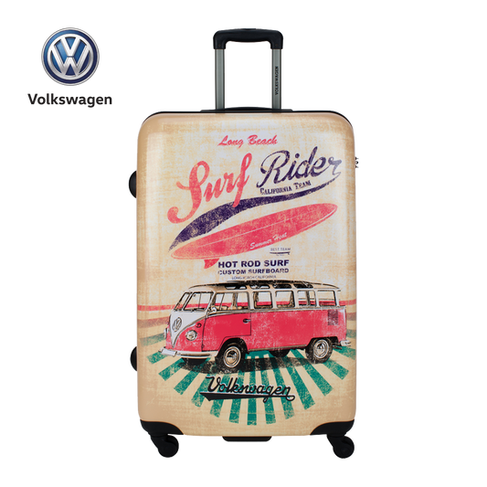 hard Printed volkswagen suitcase