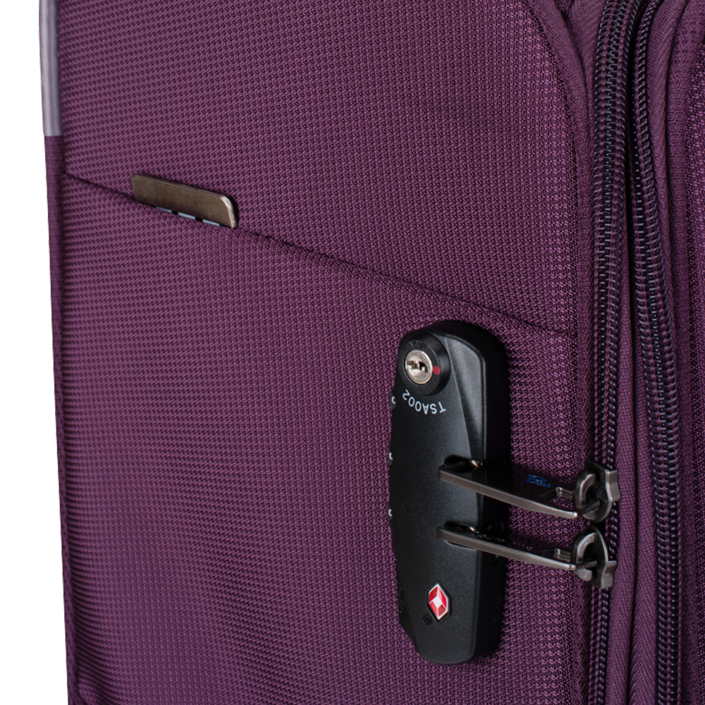 Saxoline soft luggage with  TSA lock