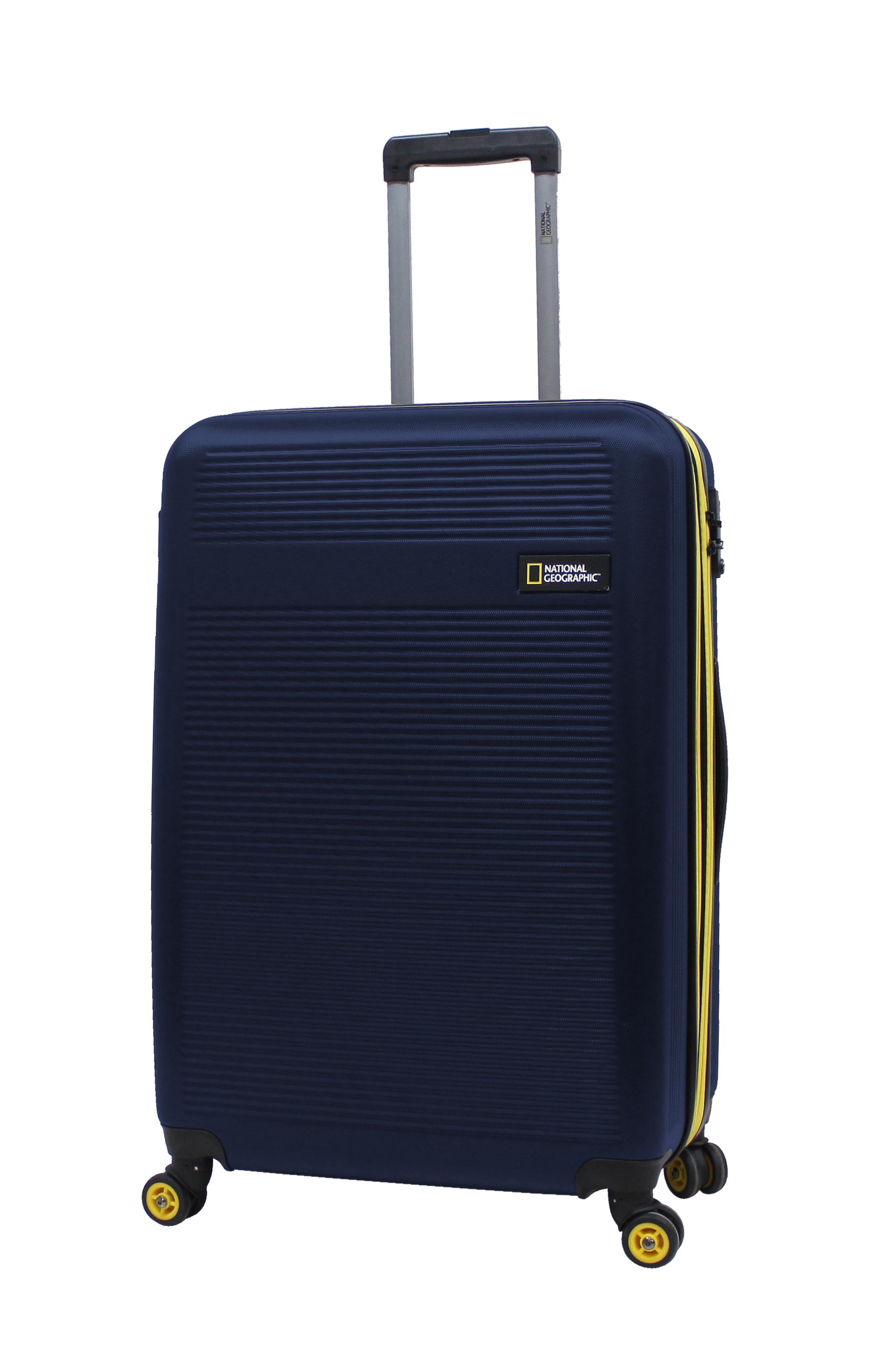 Expandable hard luggage with 4 wheels 