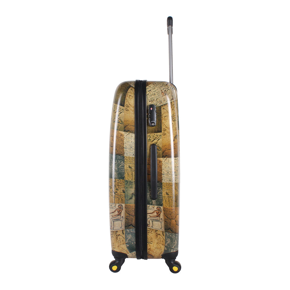 Nat Geo hard suitcase with Egyptian print 