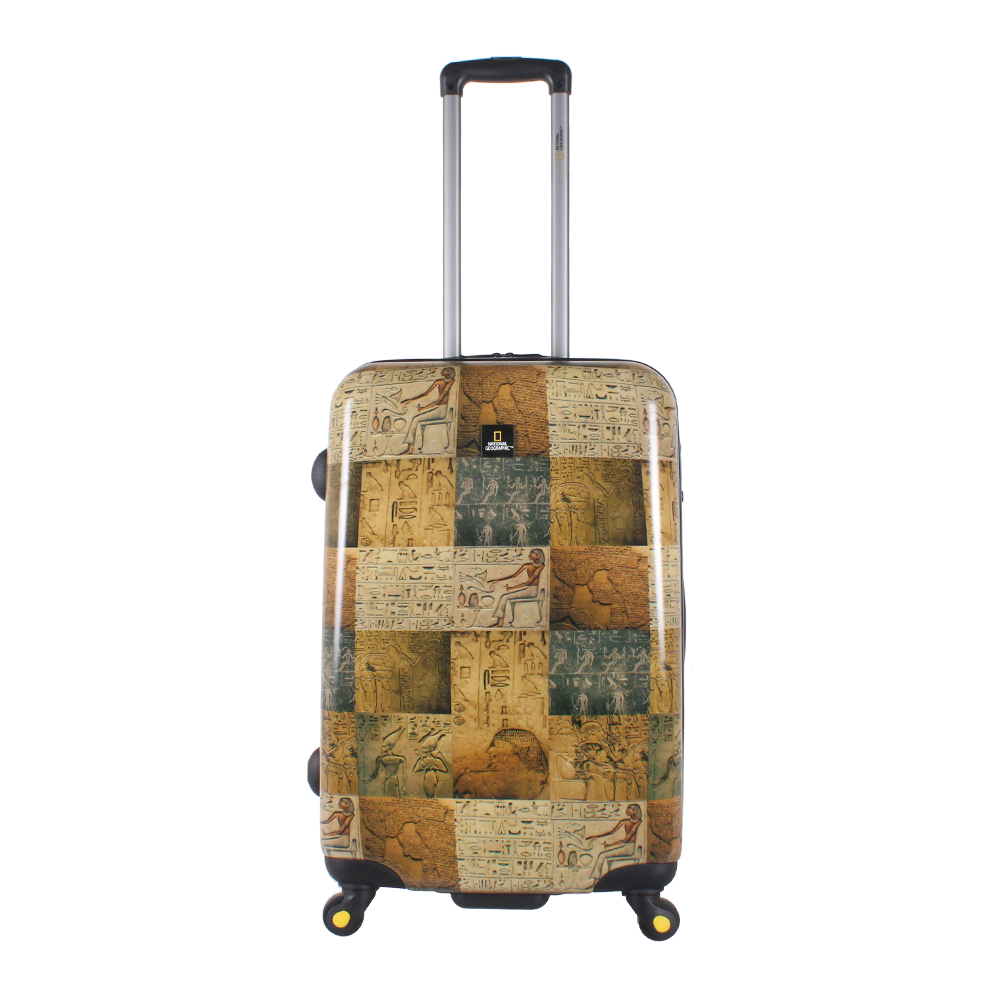 Nat Geo hard luggage with print online | HK