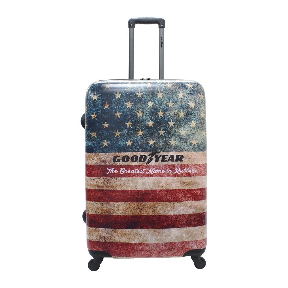 Large hardcase trolley Goodyear with print online | HK