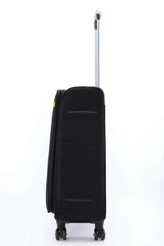 Soft luggage on 4 wheels with warranty