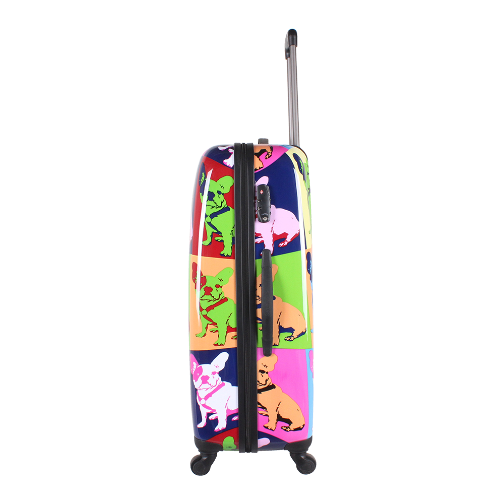 Hard luggage large with bulldog print Saxoline in HK