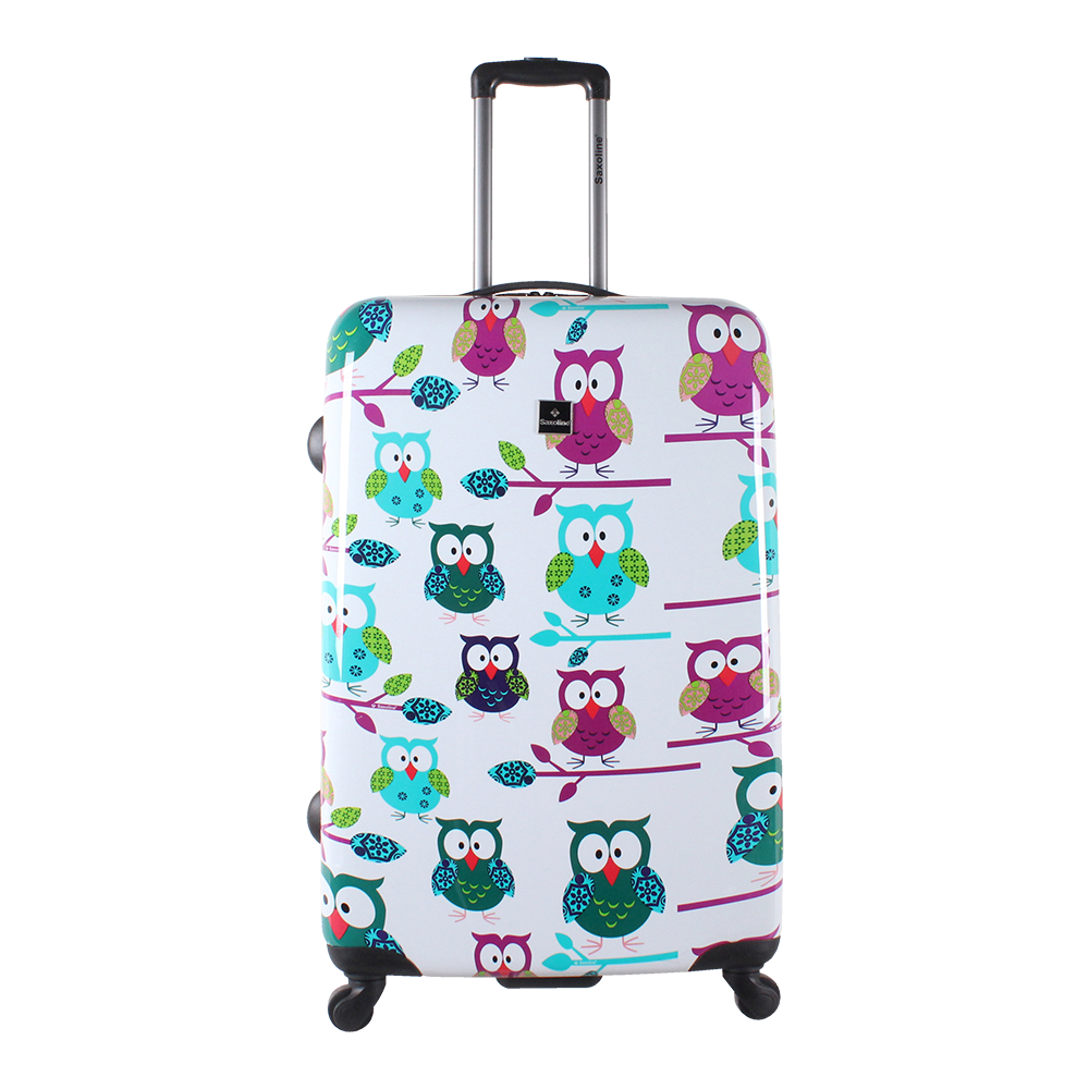 saxoline printed luggage exclusive in HK luggageandbagsstore