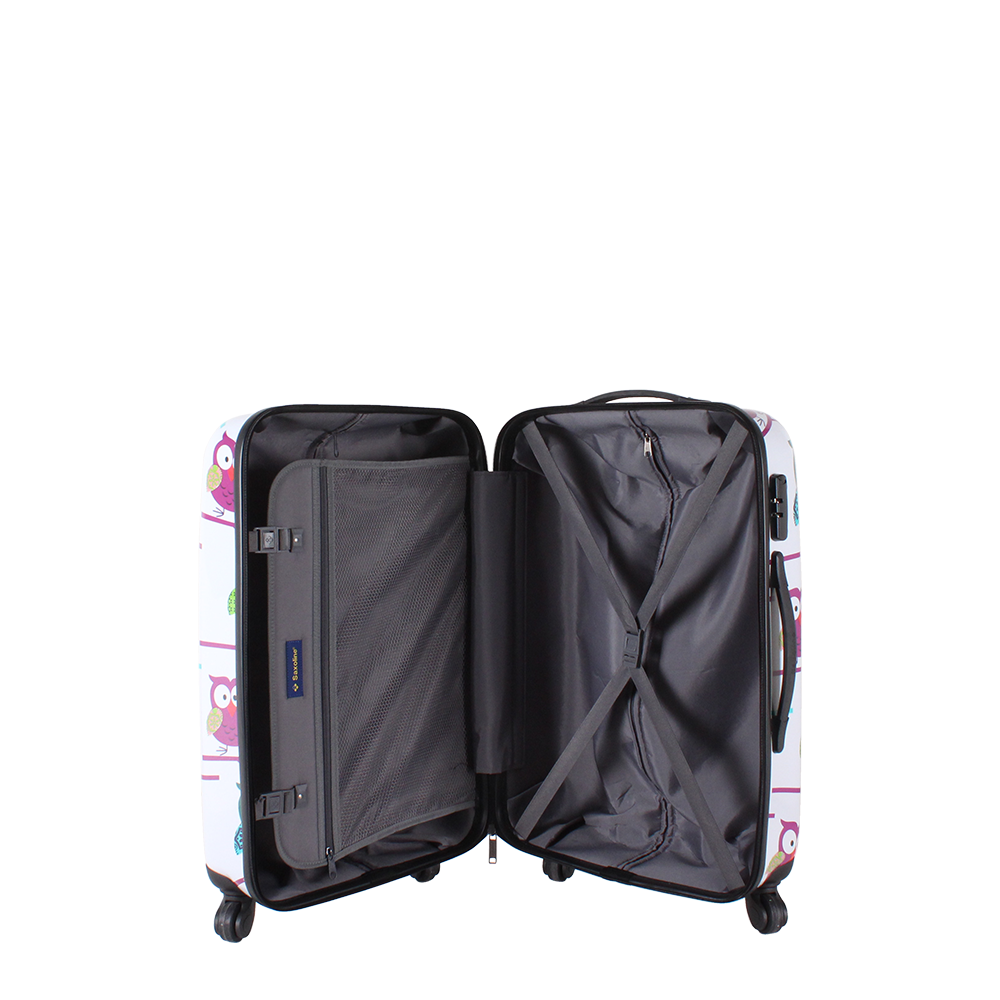 bestseller in printed luggage of Saxoline