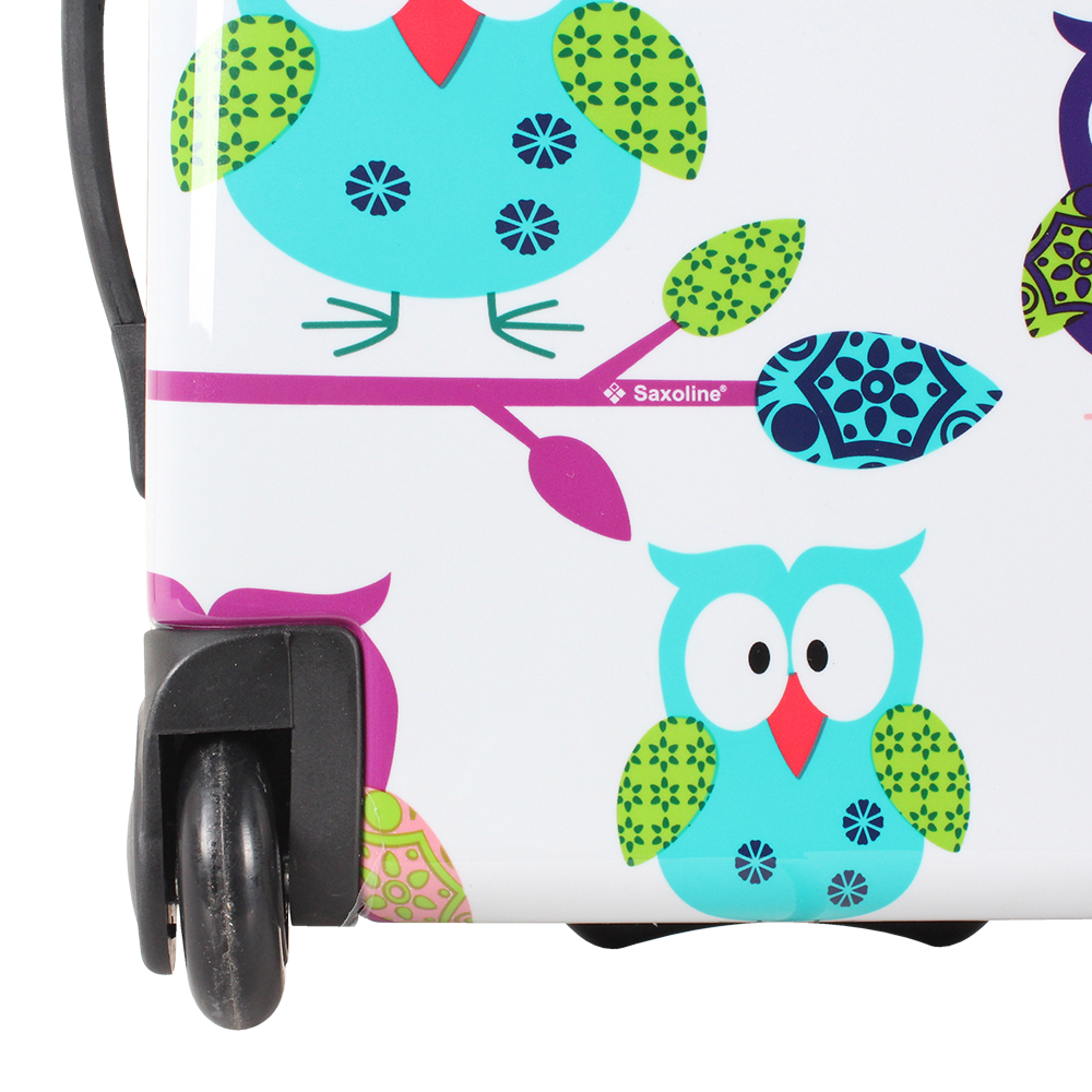 Colourful printed luggage from Saxoline 