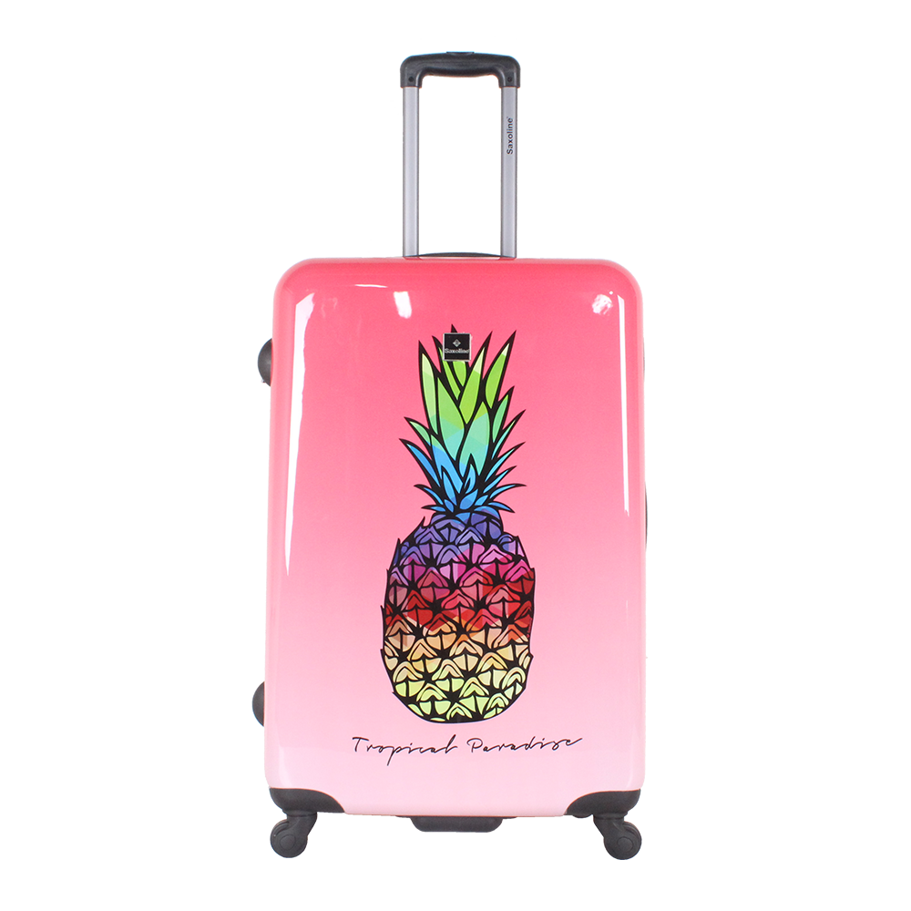 suitcases with print of Saxoline in Hk | luggageandbagsstore